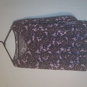 Cato Fashion 18/20W Blouse multicolored shirt 94%Polyester 6%Spandex EUC NWOT